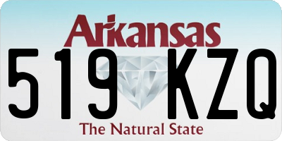 AR license plate 519KZQ