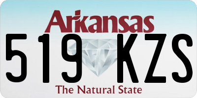AR license plate 519KZS