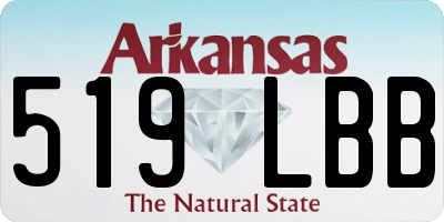 AR license plate 519LBB