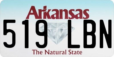AR license plate 519LBN