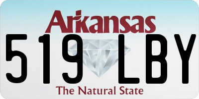 AR license plate 519LBY