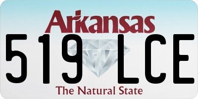 AR license plate 519LCE