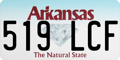 AR license plate 519LCF