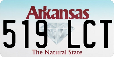 AR license plate 519LCT