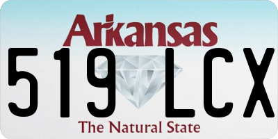 AR license plate 519LCX