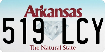 AR license plate 519LCY