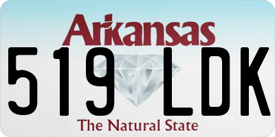 AR license plate 519LDK