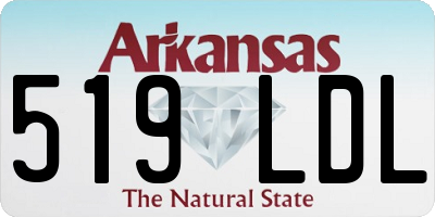 AR license plate 519LDL