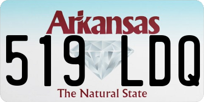 AR license plate 519LDQ