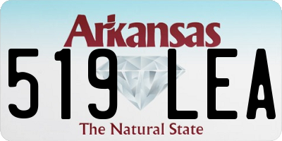 AR license plate 519LEA