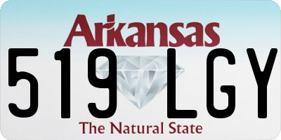 AR license plate 519LGY