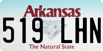 AR license plate 519LHN