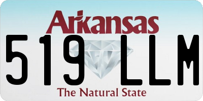 AR license plate 519LLM