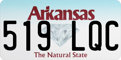 AR license plate 519LQC