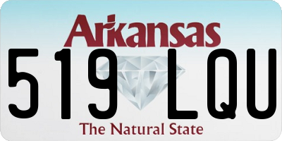 AR license plate 519LQU