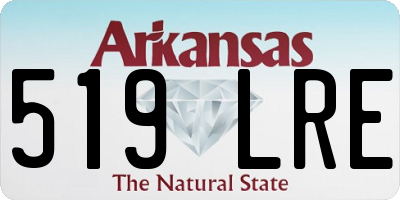 AR license plate 519LRE