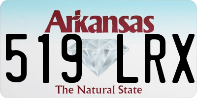AR license plate 519LRX