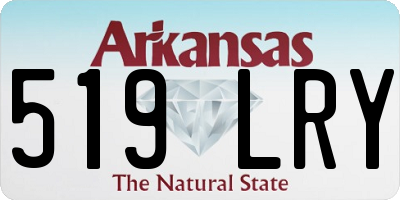 AR license plate 519LRY