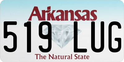 AR license plate 519LUG