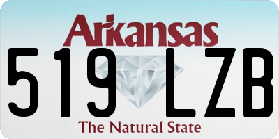 AR license plate 519LZB