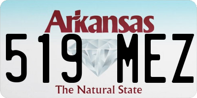AR license plate 519MEZ