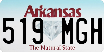 AR license plate 519MGH