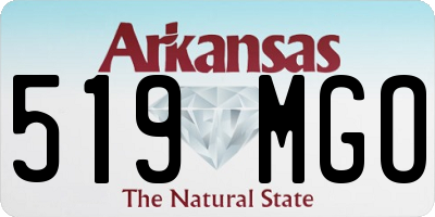 AR license plate 519MGO