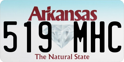 AR license plate 519MHC