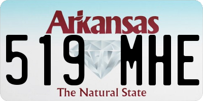 AR license plate 519MHE