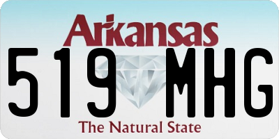 AR license plate 519MHG