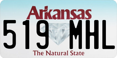 AR license plate 519MHL