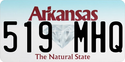 AR license plate 519MHQ