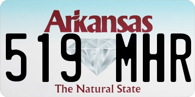 AR license plate 519MHR