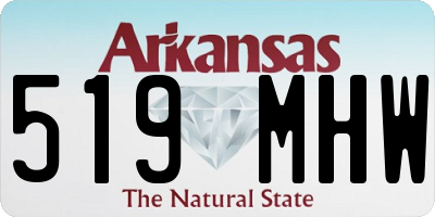 AR license plate 519MHW