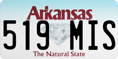 AR license plate 519MIS