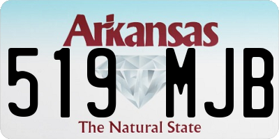 AR license plate 519MJB