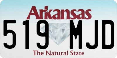 AR license plate 519MJD