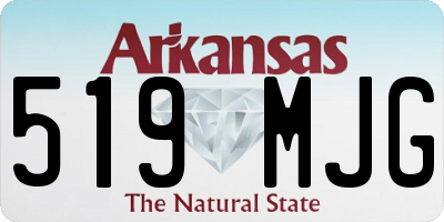 AR license plate 519MJG