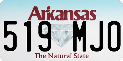 AR license plate 519MJO