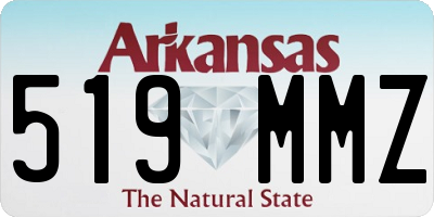 AR license plate 519MMZ
