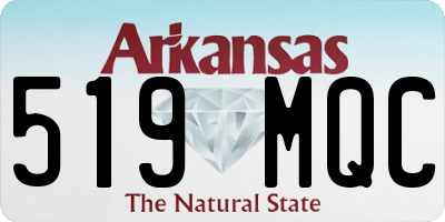 AR license plate 519MQC