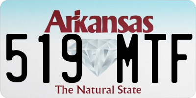 AR license plate 519MTF