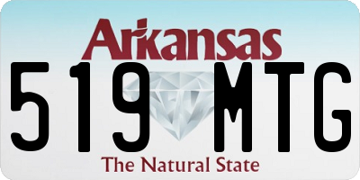 AR license plate 519MTG
