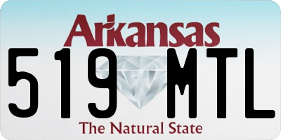 AR license plate 519MTL