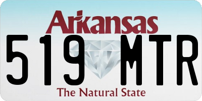 AR license plate 519MTR