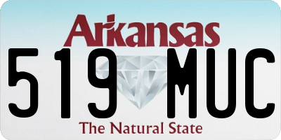 AR license plate 519MUC