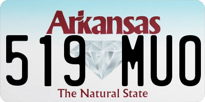 AR license plate 519MUO