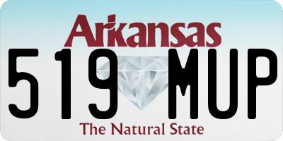 AR license plate 519MUP