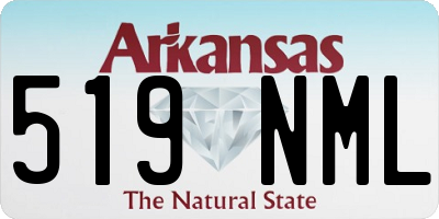 AR license plate 519NML