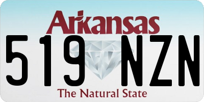 AR license plate 519NZN